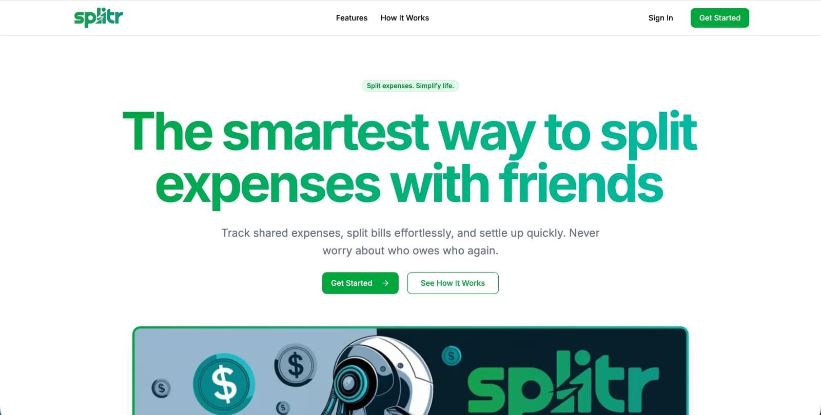 Splitr — AI Splitwise